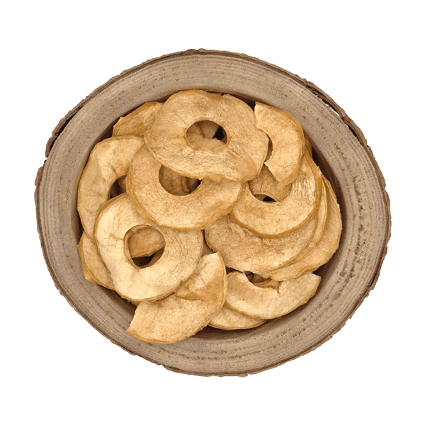 Tørrede æbler med kanel 500 g