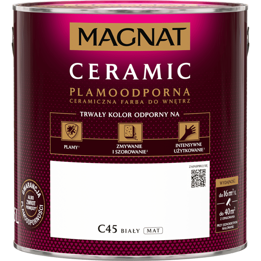 Magnat keramisk vit C45 2,5L