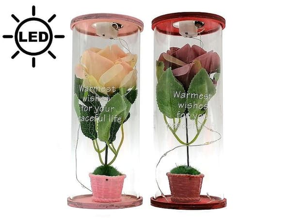 Rose i et LED MIX-rør