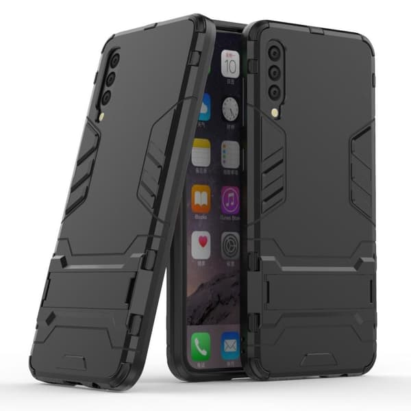 KickStand cover til Samsung Galaxy A50s / A50 / A30s - Sort