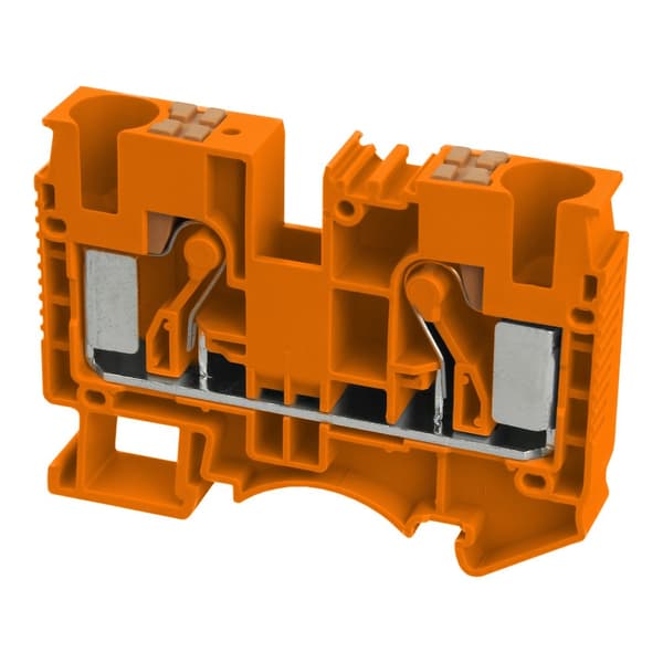 Orange 10mm2 1P UL-genomgångskopplingsplint