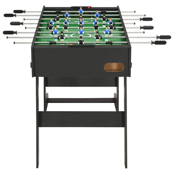 vidaXL foldbart bordfodboldbord 121 x 61 x 80 cm sort