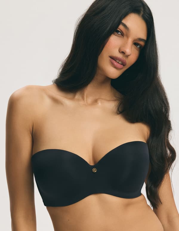 RAFFEN Esotiq push-up balconette bh | sort 75D