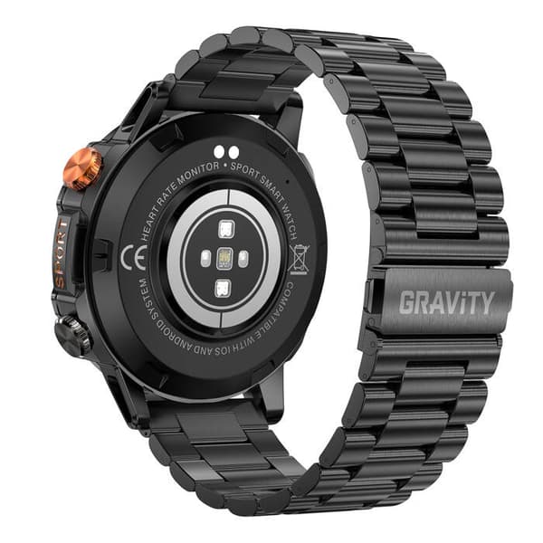 Herr smartklocka GRAVITY GT20-1 - AMOLED, Extra rem (sg024a)