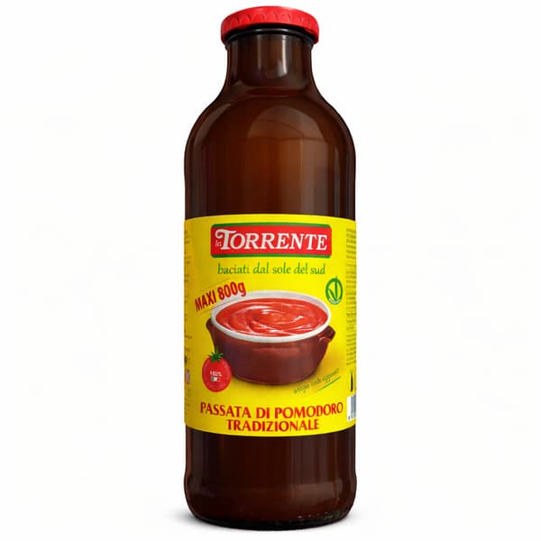 Traditionel tomatpuré 800g - La Torrente