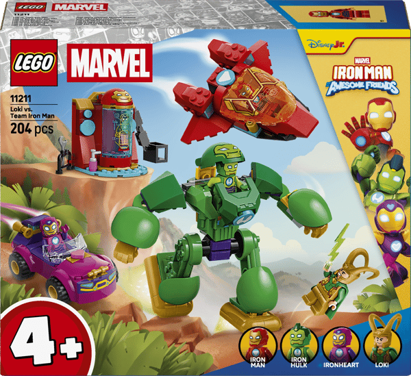 Lego Marvel Loki vs. Iron Man Team 204-delt sæt (11211)