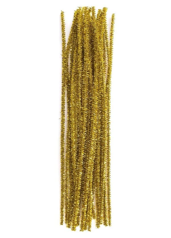 Kreativa trådar 30cm guld 25st