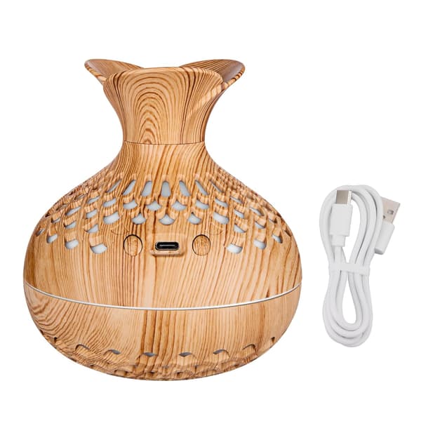 Blomsterluftfugter - Mini aromadiffuser 300ml USB aromaterapi