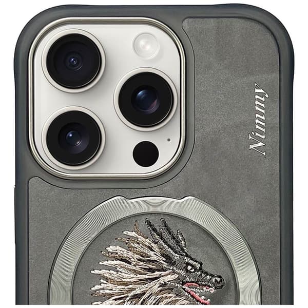 Nimmy Dragon MagSafe-etui til iPhone 16 Pro, grå