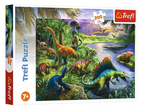 Puslespil 200 Predatory Dinosaurs TREFL