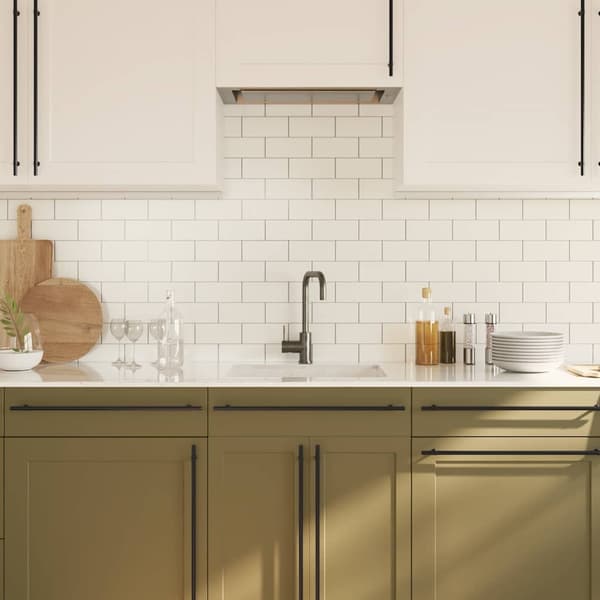 vidaXL skabsgreb 5 stk. sort 480 mm rustfrit stål