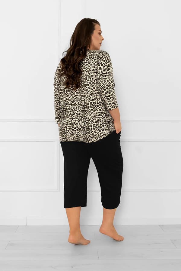 Dampyjamas med 3/4-ärm, 3/4-byxor Kenia M