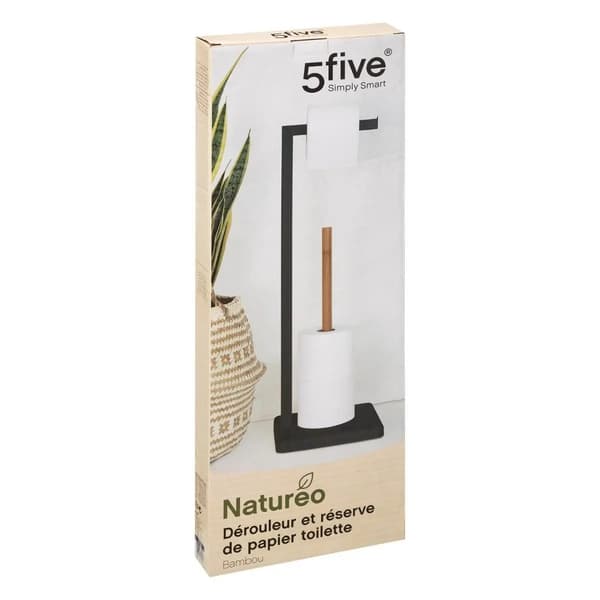 Natureo sort toiletpapirholder
