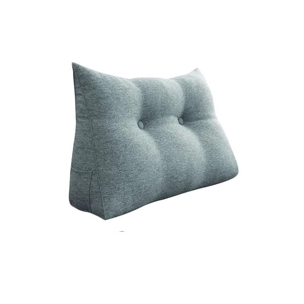 Triangulär läskudde - Grå Triangulär läskudde - Grå 160 cm
