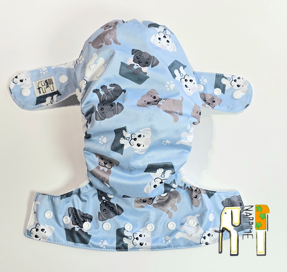 NappiMe Coolmax Pocket Hundblöjor, blå
