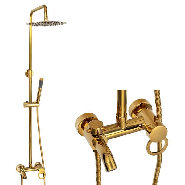 DUSCHSET YTMONTERING S-1191G GULD
