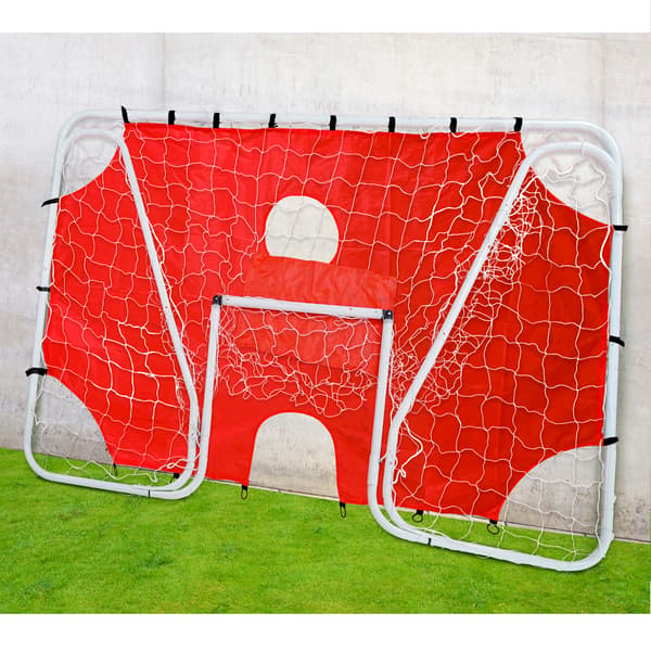 Stålfodboldmål med net MASTER 213x152 cm til sigte