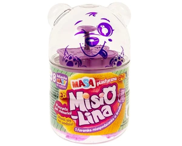 Misiolina Rød modellervoks 60g + 1 form