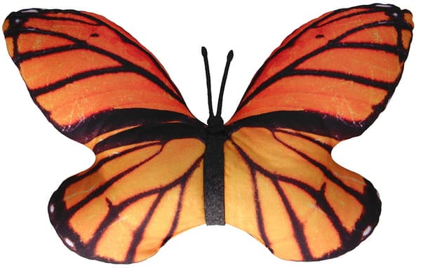 Monark sommerfugl pude