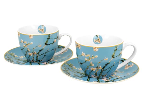 Set med 2 Van Gogh mandelkoppar
