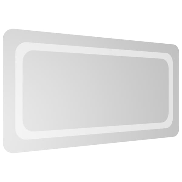 vidaXL Badrumsspegel med LED, 40x80 cm