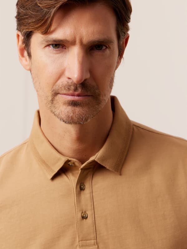 BEIGE CATTERICK POLO XXXL