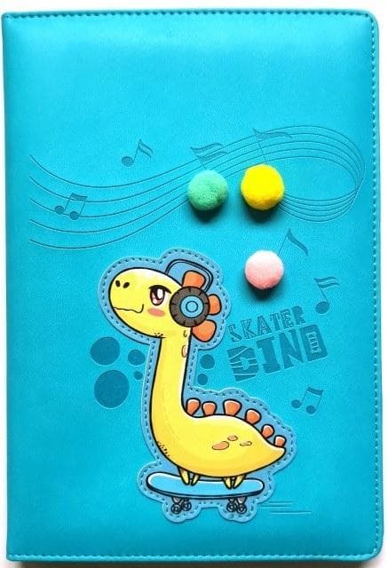 Børne notesbog A5/64K glat TW Dinosaur FRESH