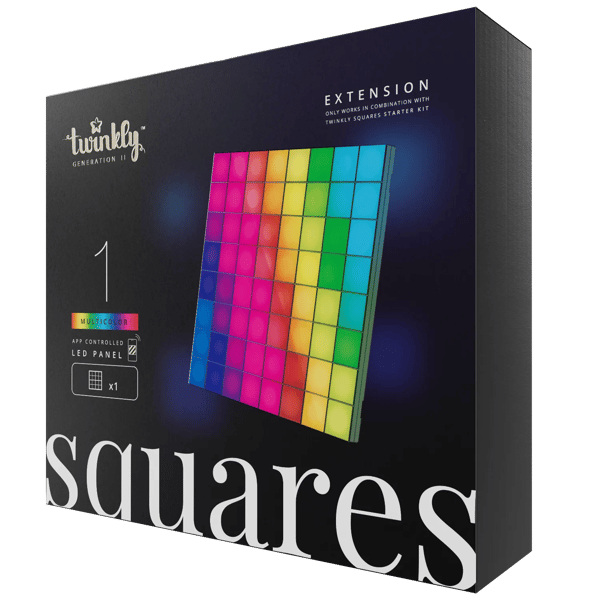 Twinkly Squares-förlängning 1 block x 64 pixlar RGB