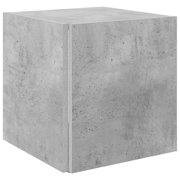 vidaXL sidebord, grå, 33x33x34,5 cm, træbaseret materiale