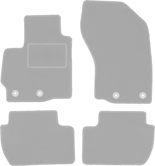 Grå bilmåtter til: Citroen C-Crosser crossover (2007-2012)