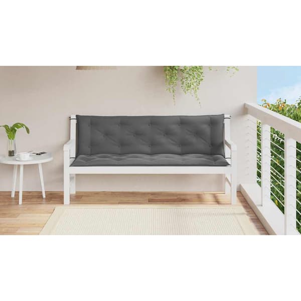 vidaXL Gungdyna, Antracit, 150 cm, Tyg