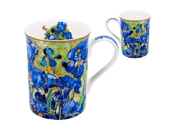 Klassisk ny mugg - V. van Gogh, Irisar (CARMANI)