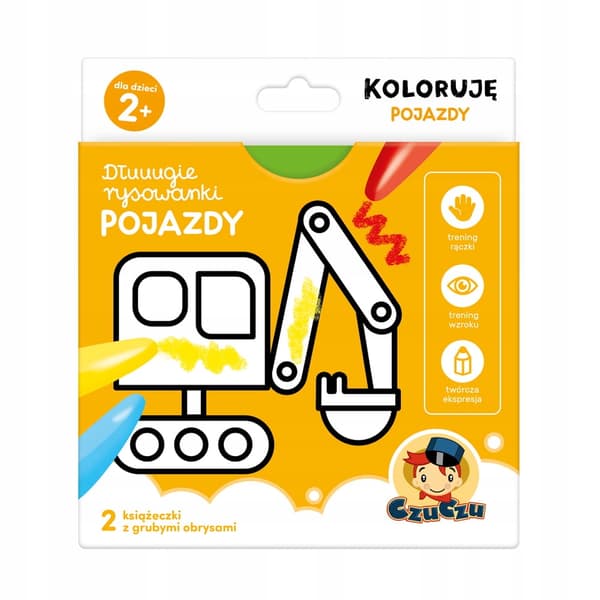 CzuCzu Lange tegninger 2+ I farve Køretøjer