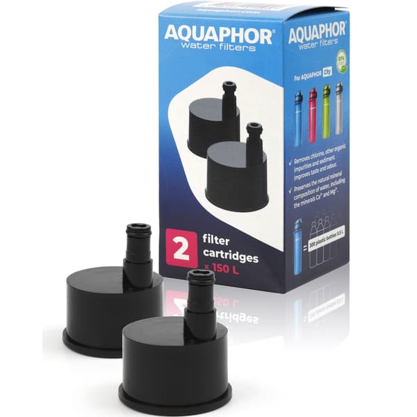 Suodatin, vesisuodatin pulloon, AQUAPHOR City -pullot 2 kpl.