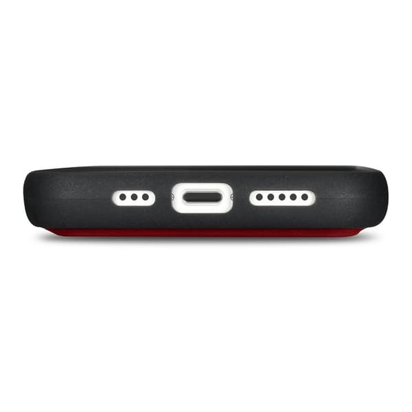 2-i-1 Läderfodral iPhone 14 Plus Anti-RFID Plånboksfodral Rött