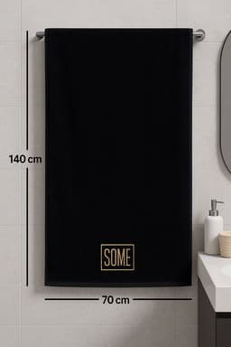PREMIUM SOME SORT HÅNDKLÆDE 70x140cm 800gsm BTW0480BA