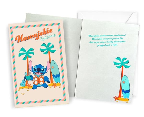 Stitch fødselsdagskort