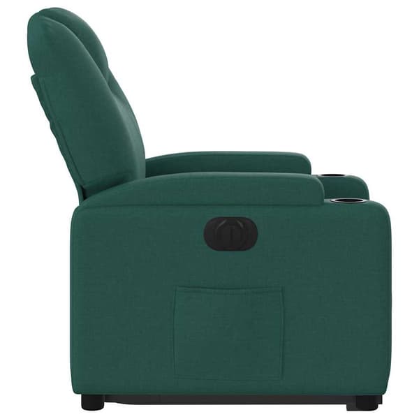 vidaXL Elektrisk lyftande massagefåtölj grön
