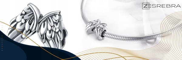 Berlocker silver 925 vingar hänge silverpärla berlocker pr 925 berlocker