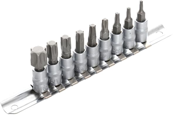 1/4" hylsysarja, 9 osaa. KD10241