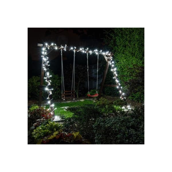 Julgransbelysning 100 LED-blixtar, inomhus, kallvit