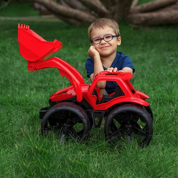 Maximus puskutraktori punainen 64500