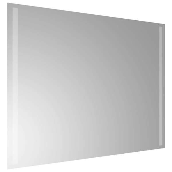 vidaXL Badrumsspegel med LED, 80x60 cm