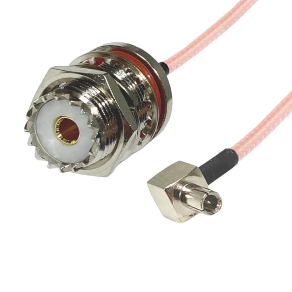Pigtail TS9-stik / UHF-fatning 15 cm RG316