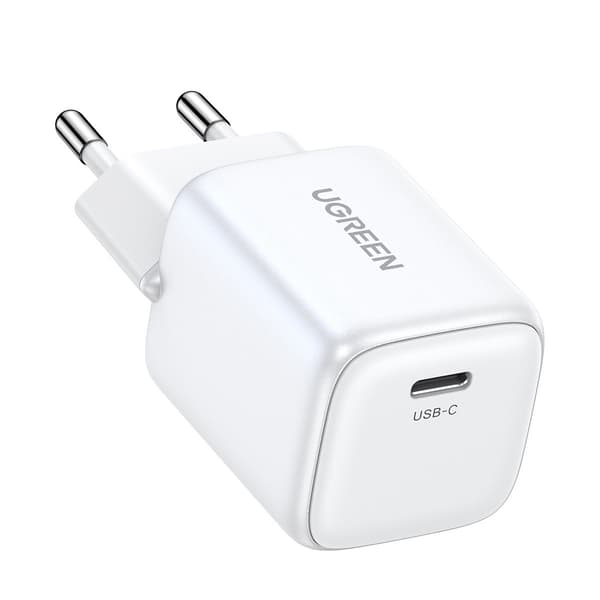 Nexode Mini 1x USB-C 30W PD Snabbladdare, GaN, Vit