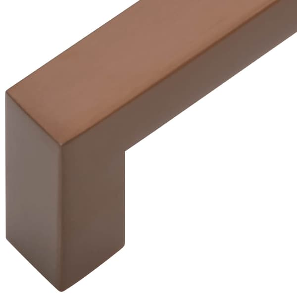 vidaXL skabsgreb 10 stk. bronze 64 mm rustfrit stål