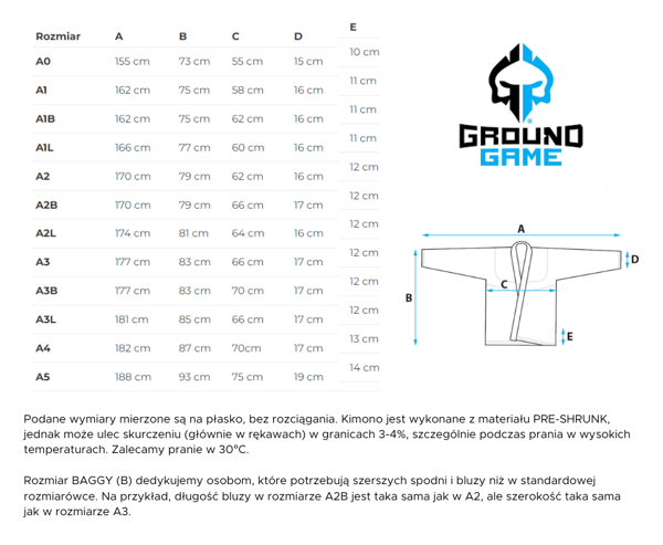 Ground Game Gi BJJ Herr Champion 3.0 Blå A2