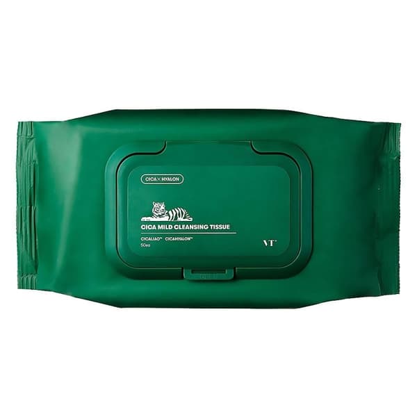 VT Cosmetics Cica milde renseservietter - 50 stk.