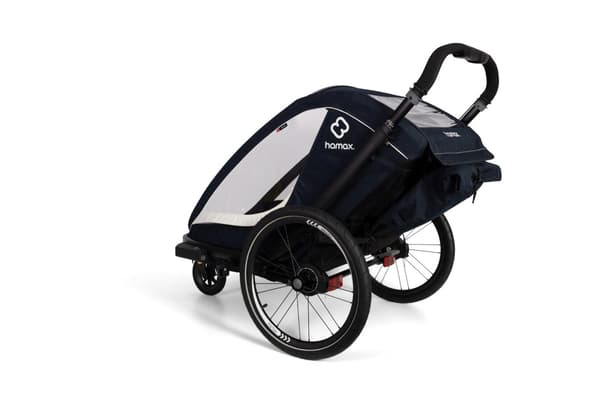 Hamax - BREEZE ONE Cykelkärra - Marinblå/Cräm