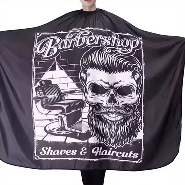 Barbermantel för en stor hårsalong